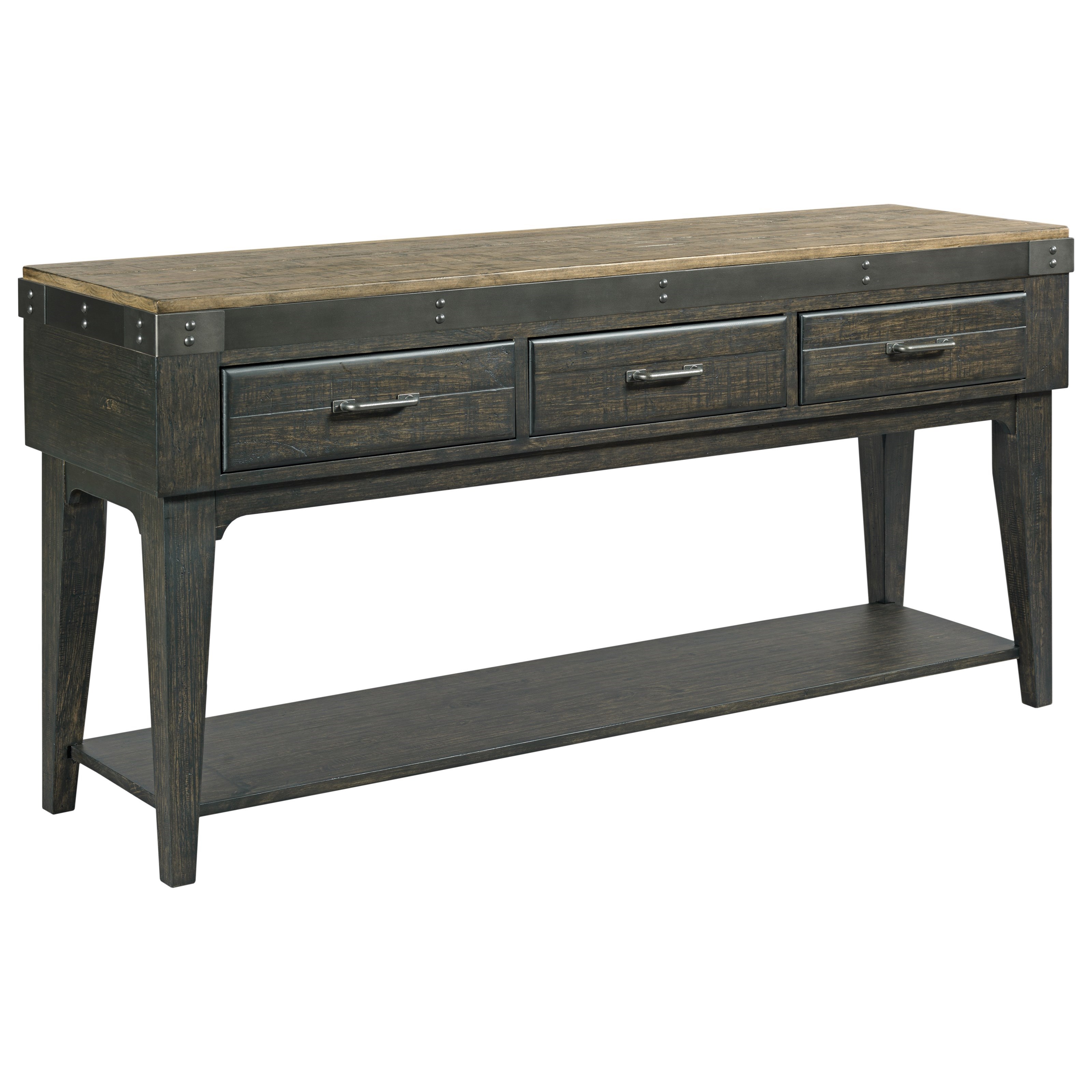 Kincaid Furniture Plank Road Artisans Solid Wood Sideboard with Three